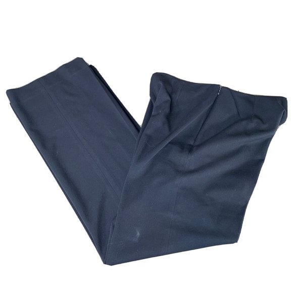 Travel Smith Pants Womens Size 8 Black Slacks Hidden Hip Zip Button Close Pleats - Picture 2 of 8